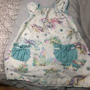 Very gently used smocked dress size 3t